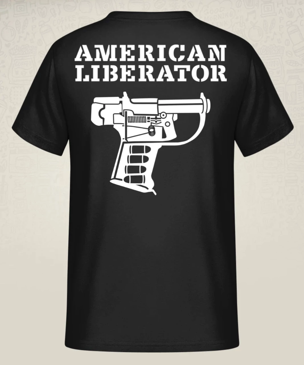 Tričko American Liberator - Dark Black