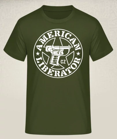 T-shirt American Liberator - Army Green
