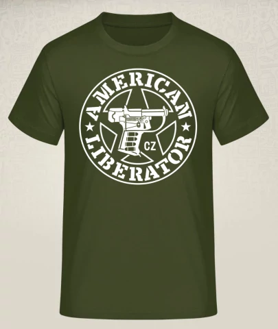 Tričko American Liberator - Army Green