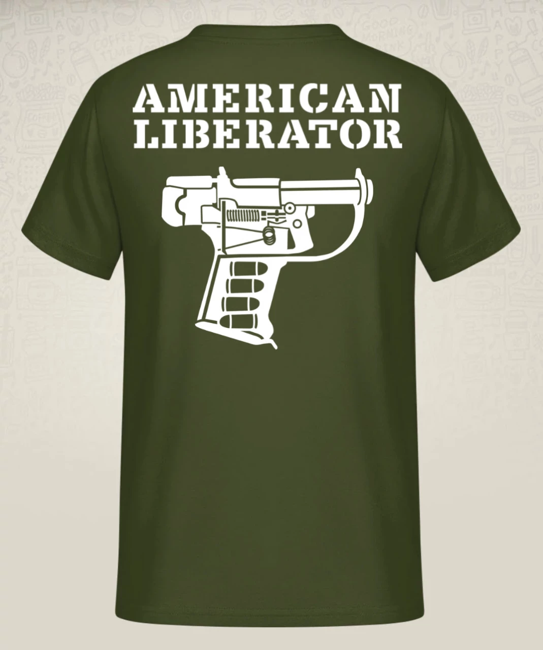 Tričko American Liberator - Army Green