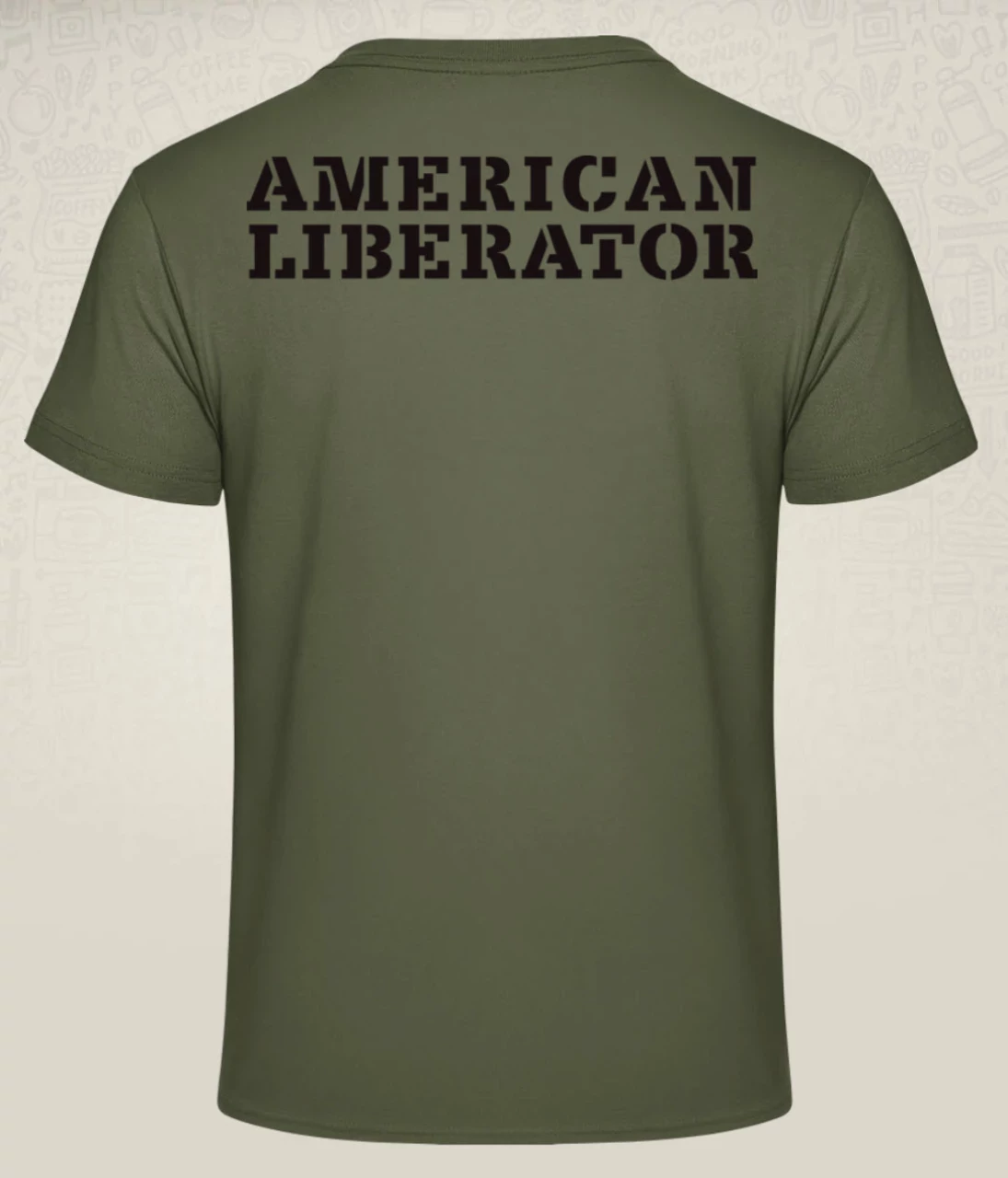 Tričko American Liberator - FP45 - Military Green Black