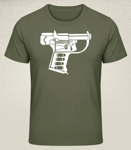 T-shirt American Liberator - FP45 - Military Green White