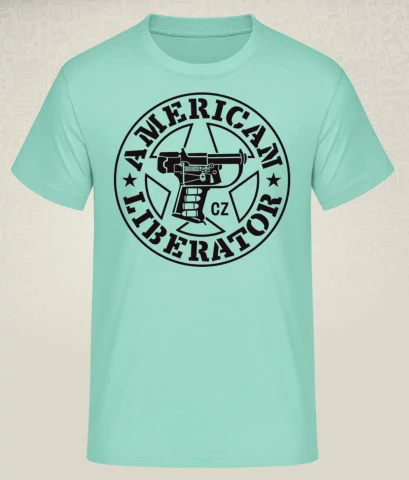 T-shirt American Liberator - Ladies Mint