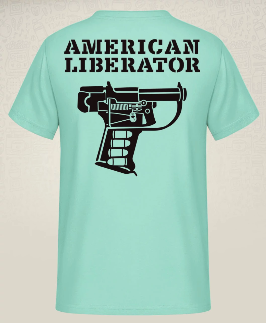 Tričko American Liberator - Ladies Mint