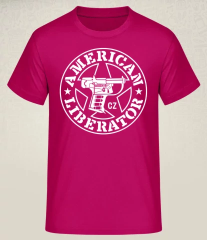 T-shirt American Liberator - Ladies Bubblegum